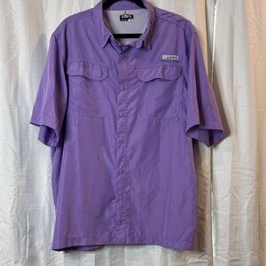 Habit (never worn) Purple Short Sleeve Button-Up Shirt